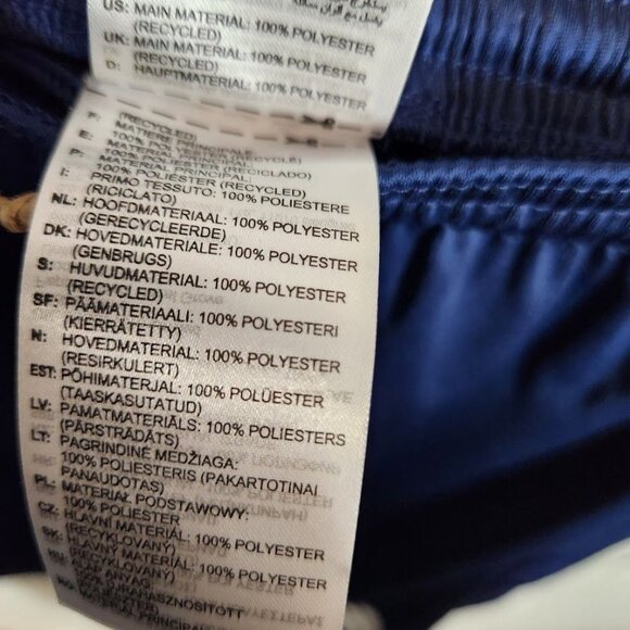 NWT ADIDAS SQUADRA 21 SHORTS in Navy Blue Size Youth Large - Picture 6 of 8